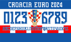 Tipografía Croacia Euro 2024