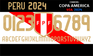 Tipografía Copa América Perú 2024