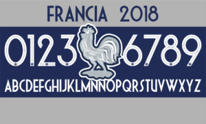 Tipografía Francia 2018