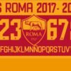 Tipografía AS Roma 2017-2018