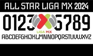 Tipografía All Star Liga MX 2024