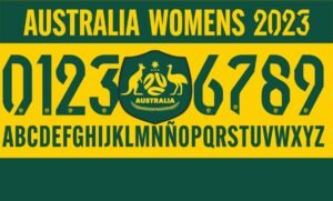Tipografía Australia Womens 2023
