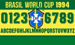 Tipografía Brasil World Cup 1994