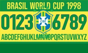 Tipografía Brasil World Cup 1998