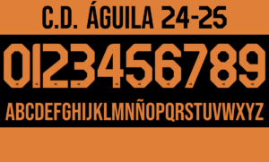 Tipografía Club Deportivo Águila 24-25