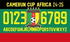 Tipografía Camerún Cup África 2024-2025