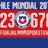 Tipografía Chile Mundial 2024