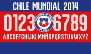 Tipografía Chile Mundial 2024