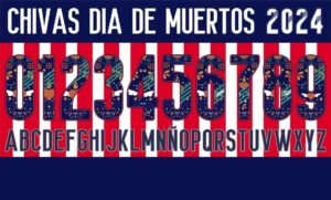 Tipografía Chivas Día de los Muertos 2024