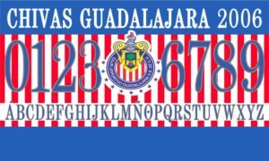 Tipografía Chivas Guadalajara 2006