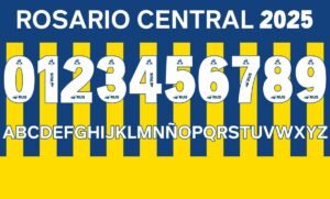 Tipografía Club Atlético Rosario Central 2025