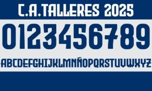 Tipografía Club Atlético Talleres de Córdoba 2025