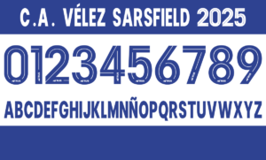 Tipografía Club Atlético Vélez Sarsfield 2025
