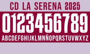 Tipografía Club Deportes La Serena 2025