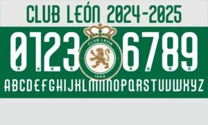 Tipografía Club León 2024-2025