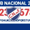 Tipografía Club Nacional de Football 2025