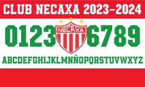 Tipografía Club Necaxa 2023-2024