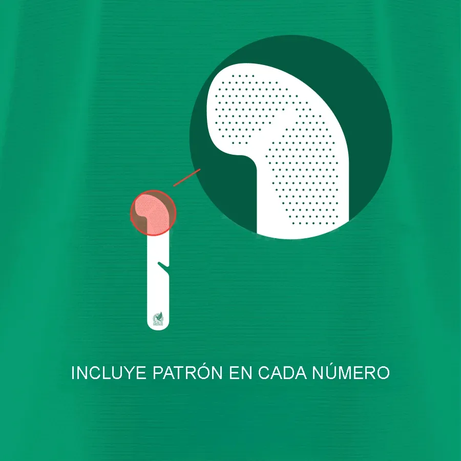 Plantilla Jersey México 2026 + Tipografía - Imagen 5