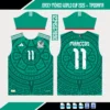 Plantilla Jersey México 2026 + Tipografía