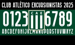Tipografía Club Atlético Excursionistas 2025