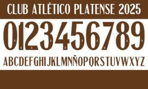 Tipografía Club Atlético Platense 2025